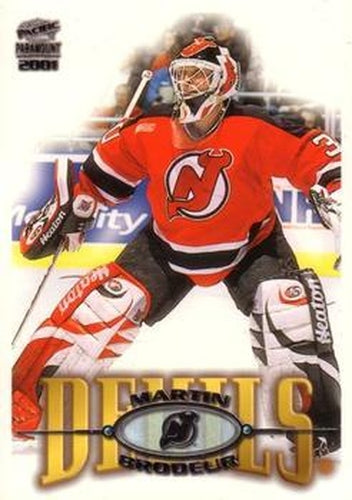 #142 Martin Brodeur - New Jersey Devils - 2000-01 Pacific Paramount Hockey