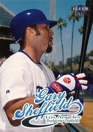 #142 Gary Sheffield - Los Angeles Dodgers - 1999 Ultra Baseball