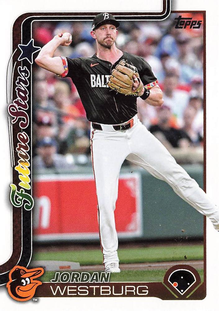 #142 Jordan Westburg - Baltimore Orioles - 2025 Topps Baseball