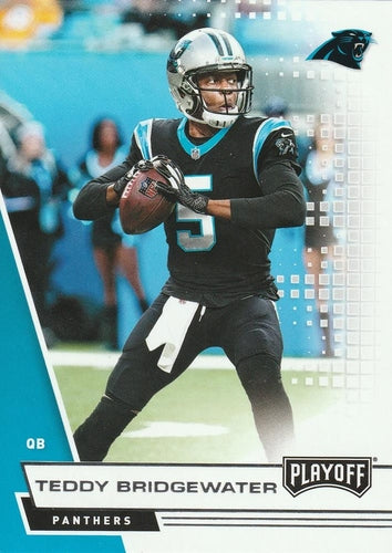 #142 Teddy Bridgewater - Carolina Panthers - 2020 Panini Playoff Football