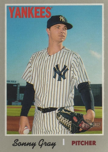 #142 Sonny Gray - Pittsburgh Pirates - 2019 Topps Heritage Baseball