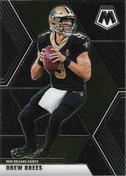 #142 Drew Brees - New Orleans Saints - 2020 Panini Mosaic Football