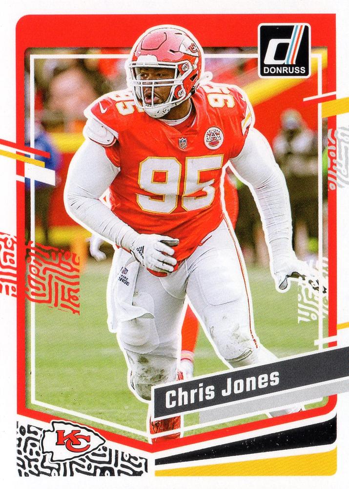 #142 Chris Jones - Kansas City Chiefs - 2023 Donruss Football