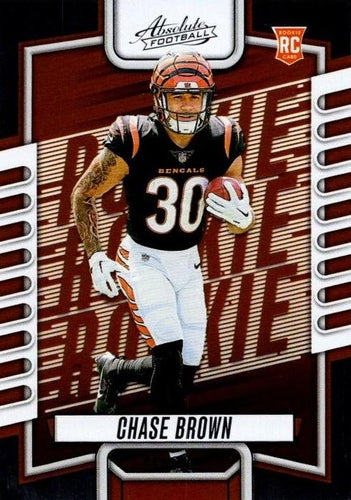#142 Chase Brown - Cincinnati Bengals - 2023 Panini Absolute Football