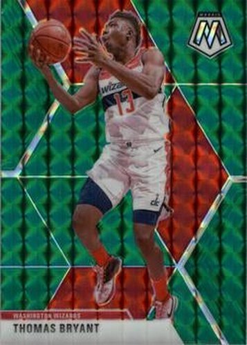 #142 Thomas Bryant - Washington Wizards - 2019-20 Panini Mosaic - Green Prizm Basketball