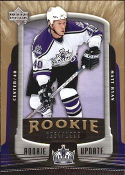 #143 Matt Ryan - Los Angeles Kings - 2005-06 Upper Deck Rookie Update Hockey
