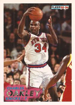 #143 Charles Oakley - New York Knicks - 1993-94 Fleer Basketball