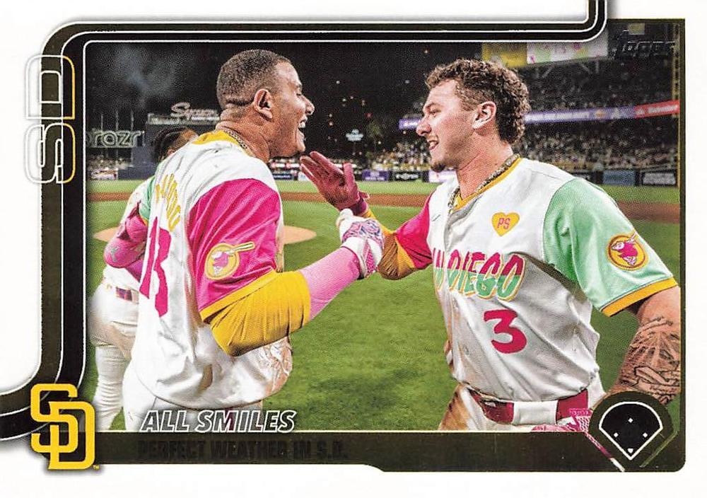 #143 All Smiles: Perfect Weather in S.D. - San Diego Padres - 2025 Topps Baseball
