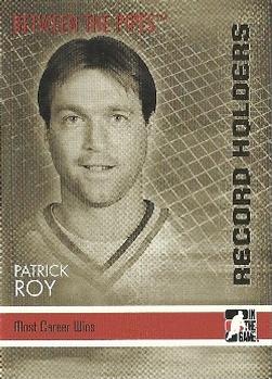 #143 Patrick Roy - Montreal Canadiens / Colorado Avalanche - 2006-07 In The Game Between The Pipes Hockey