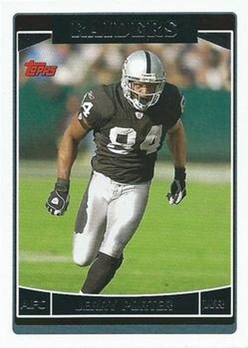 #143 Jerry Porter - Oakland Raiders - 2006 Topps Football