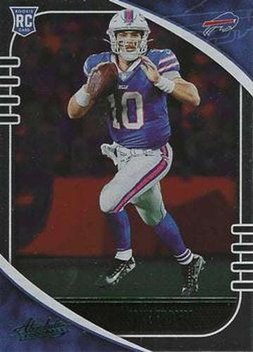 #143 Jake Fromm - Buffalo Bills - 2020 Panini Absolute - Green Football