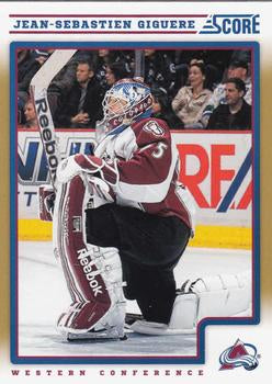 #143 Jean-Sebastien Giguere - Colorado Avalanche - 2012-13 Score - Gold Rush Hockey