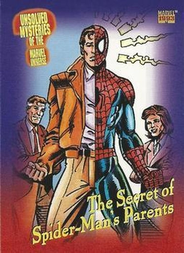 #143 The Secret of Spider-Man's Parents - 1993 SkyBox Marvel Universe