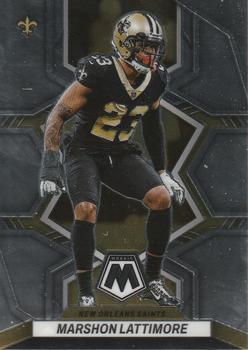 #143 Marshon Lattimore - New Orleans Saints - 2022 Panini Mosaic Football