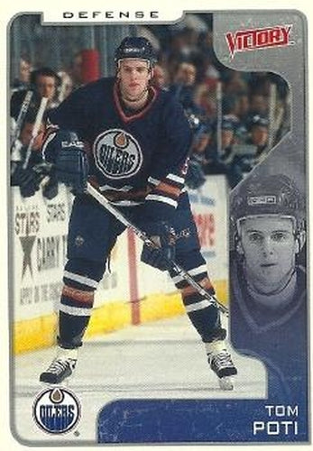 #143 Tom Poti - Edmonton Oilers - 2001-02 Upper Deck Victory Hockey