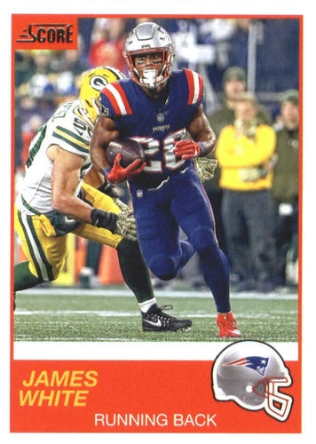 #144 James White - New England Patriots - 2019 Score Football