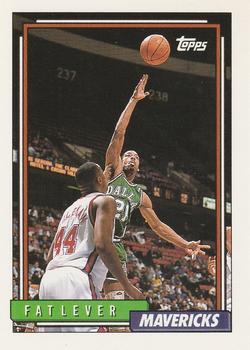 #144 Fat Lever - Dallas Mavericks - 1992-93 Topps Basketball