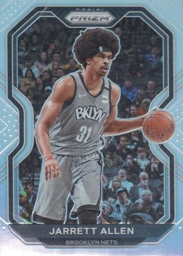 #144 Jarrett Allen - Brooklyn Nets - 2020-21 Panini Prizm - Silver Prizms Basketball