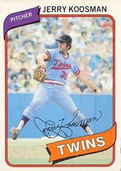 #144 Jerry Koosman - Minnesota Twins - 1980 O-Pee-Chee Baseball