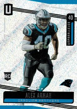 #144 Alex Armah - Carolina Panthers - 2019 Panini Unparalleled Football