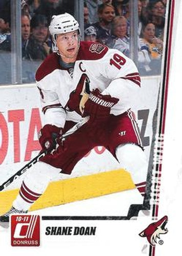 #144 Shane Doan - Phoenix Coyotes - 2010-11 Donruss Hockey