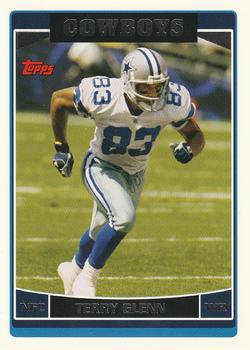 #144 Terry Glenn - Dallas Cowboys - 2006 Topps Football
