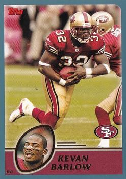 #144 Kevan Barlow - San Francisco 49ers - 2003 Topps Football