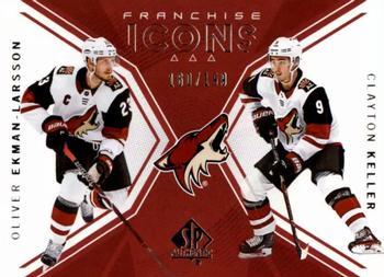 #144 Oliver Ekman-Larsson / Clayton Keller - Arizona Coyotes - 2018-19 SP Authentic Hockey