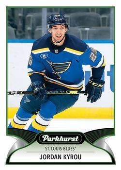 #144 Jordan Kyrou - St. Louis Blues - 2021-22 Parkhurst Hockey