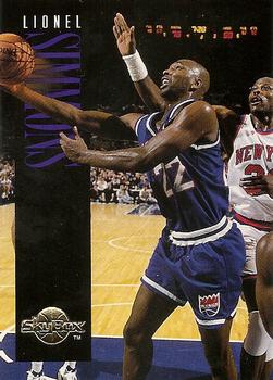 #144 Lionel Simmons - Sacramento Kings - 1994-95 SkyBox Premium Basketball