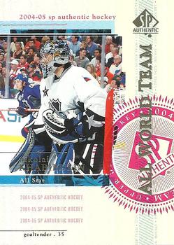 #144 Nikolai Khabibulin - Tampa Bay Lightning - 2004-05 SP Authentic Hockey