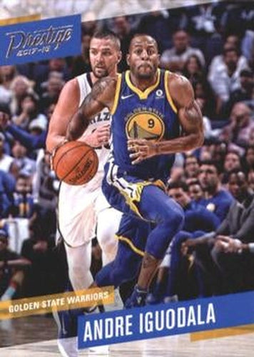 #144 Andre Iguodala - Golden State Warriors - 2017-18 Panini Prestige Basketball