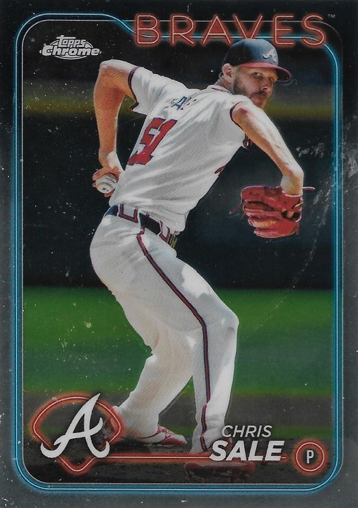 #144 Chris Sale - Atlanta Braves - 2024 Topps Chrome Baseball