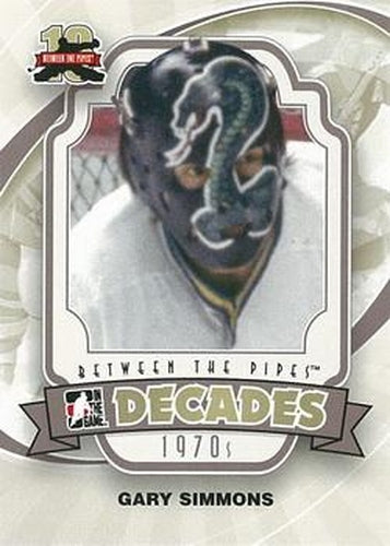 #145 Gary Simmons - California Golden Seals - 2011-12 In The Game Between The Pipes Hockey
