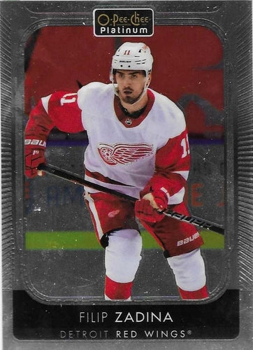 #145 Filip Zadina - Detroit Red Wings - 2021-22 O-Pee-Chee Platinum Hockey