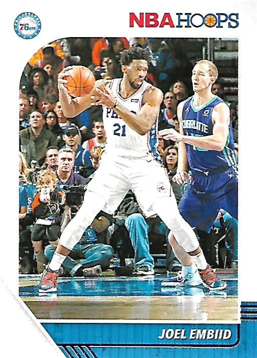 #145 Joel Embiid - Philadelphia 76ers - 2019-20 Hoops Basketball