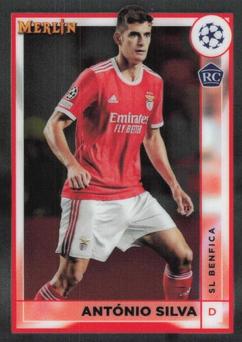 #145 António Silva - Benfica - 2022-23 Merlin Chrome UEFA Club Competitions Soccer