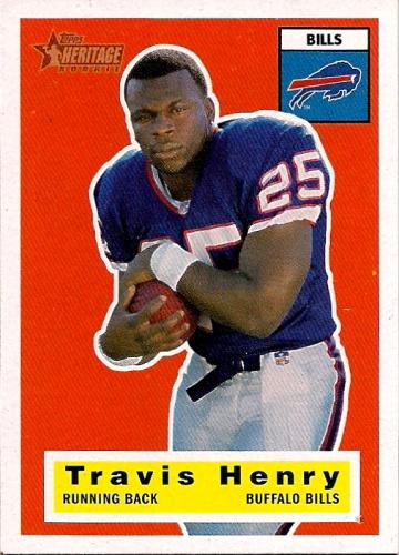 #145 Travis Henry - Buffalo Bills - 2001 Topps Heritage Football