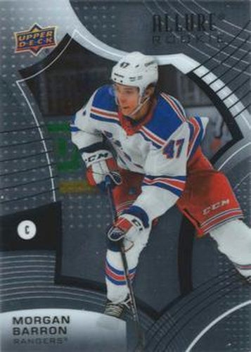 #145 Morgan Barron - New York Rangers - 2021-22 Upper Deck Allure Hockey