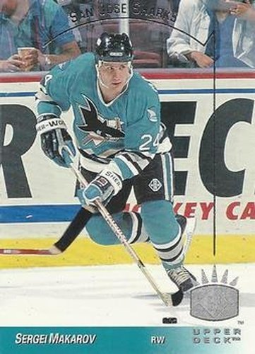 #145 Sergei Makarov - San Jose Sharks - 1993-94 Upper Deck - SP Hockey