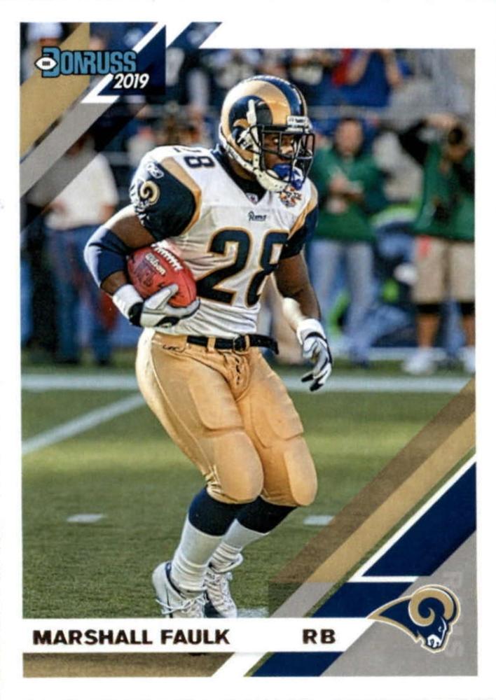 #145 Marshall Faulk - St. Louis Rams - 2019 Donruss Football