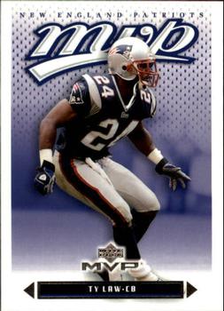 #145 Ty Law - New England Patriots - 2003 Upper Deck MVP Football
