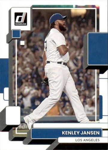 #145 Kenley Jansen - Los Angeles Dodgers - 2022 Donruss Baseball