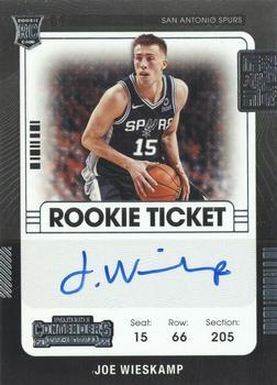 #145b Joe Wieskamp - San Antonio Spurs - 2021-22 Panini Contenders Basketball