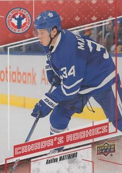 #CAN1 Auston Matthews - Toronto Maple Leafs - 2017 Upper Deck National Hockey Card Day Canada Hockey