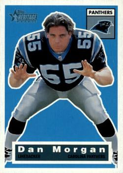 #146 Dan Morgan - Carolina Panthers - 2001 Topps Heritage Football