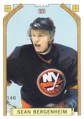 #146 Sean Bergenheim - New York Islanders - 2003-04 Topps C55 Hockey