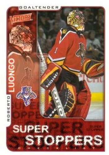 #146 Roberto Luongo - Florida Panthers - 2001-02 Upper Deck Victory Hockey