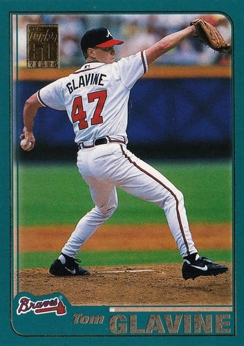 #146 Tom Glavine - Atlanta Braves - 2001 Topps Baseball