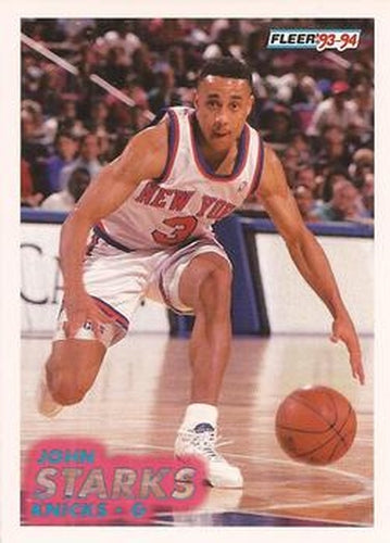 #146 John Starks - New York Knicks - 1993-94 Fleer Basketball